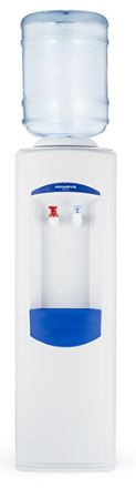 Front view of Aquarius bottled water cooler