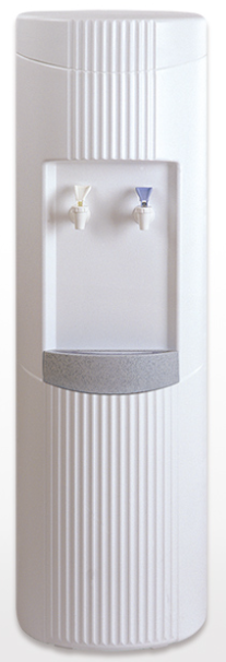 Glacier mains fed water cooler in white