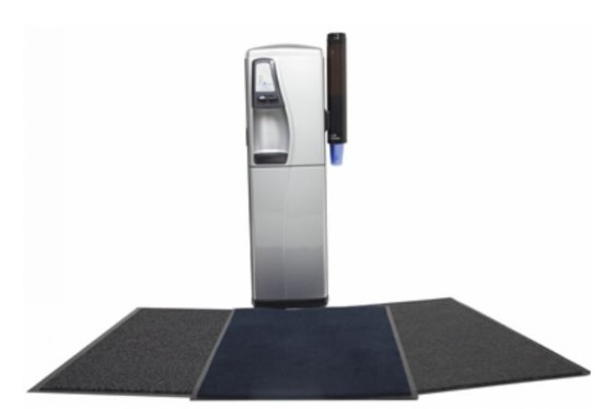 Non slip mat for water cooler